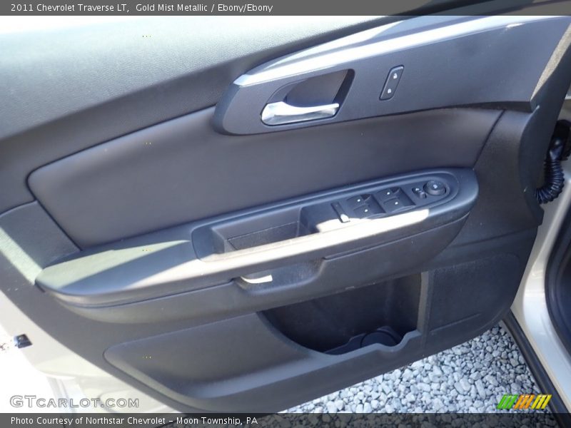 Gold Mist Metallic / Ebony/Ebony 2011 Chevrolet Traverse LT