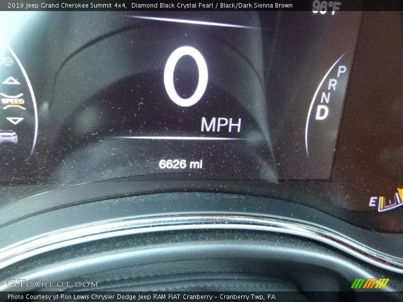 Diamond Black Crystal Pearl / Black/Dark Sienna Brown 2019 Jeep Grand Cherokee Summit 4x4