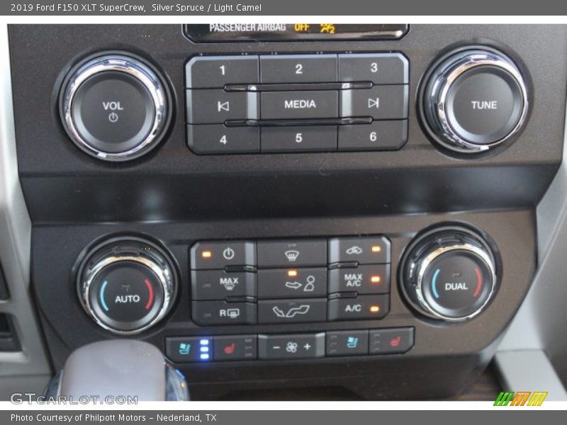 Silver Spruce / Light Camel 2019 Ford F150 XLT SuperCrew