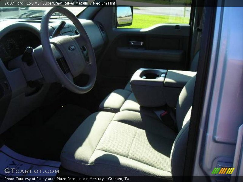 Silver Metallic / Medium Flint 2007 Ford F150 XLT SuperCrew