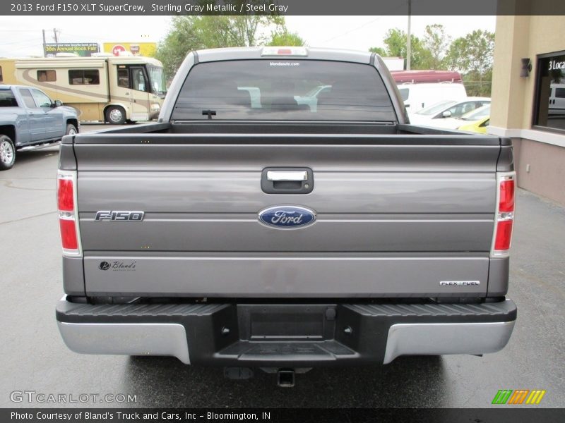 Sterling Gray Metallic / Steel Gray 2013 Ford F150 XLT SuperCrew