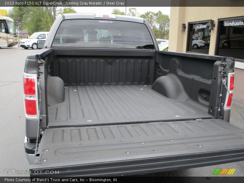 Sterling Gray Metallic / Steel Gray 2013 Ford F150 XLT SuperCrew