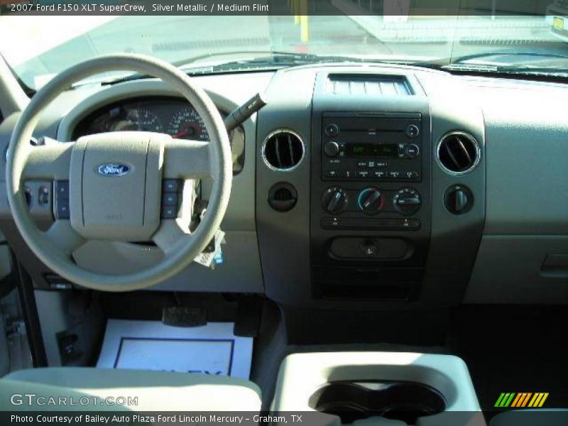 Silver Metallic / Medium Flint 2007 Ford F150 XLT SuperCrew