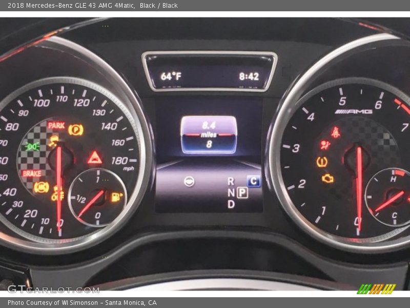 Black / Black 2018 Mercedes-Benz GLE 43 AMG 4Matic