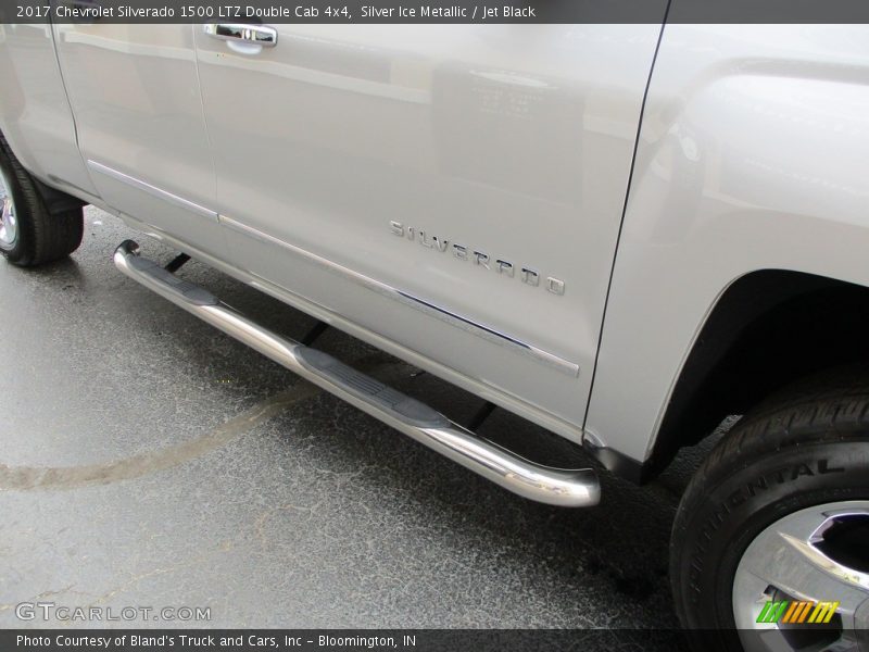 Silver Ice Metallic / Jet Black 2017 Chevrolet Silverado 1500 LTZ Double Cab 4x4