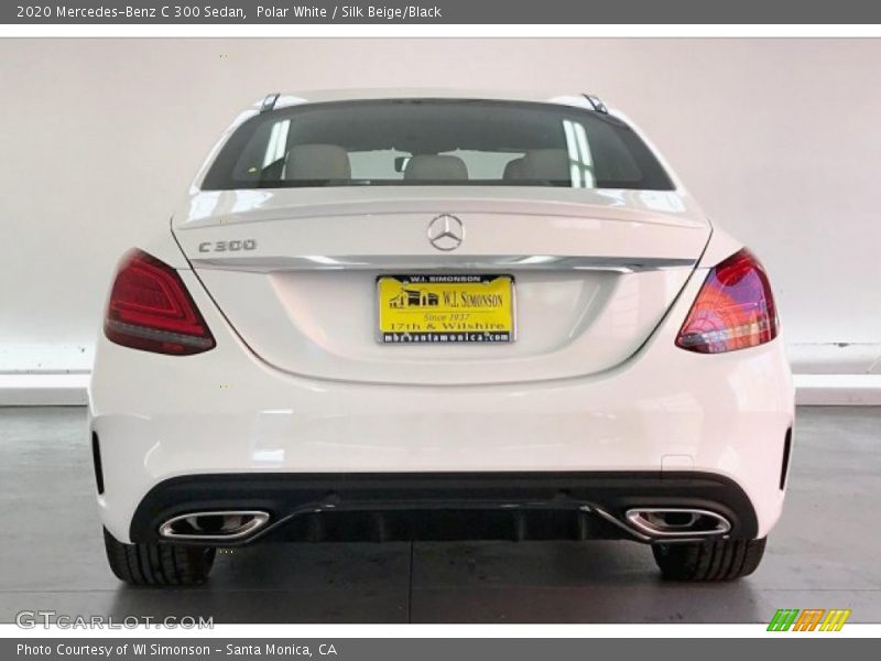 Polar White / Silk Beige/Black 2020 Mercedes-Benz C 300 Sedan
