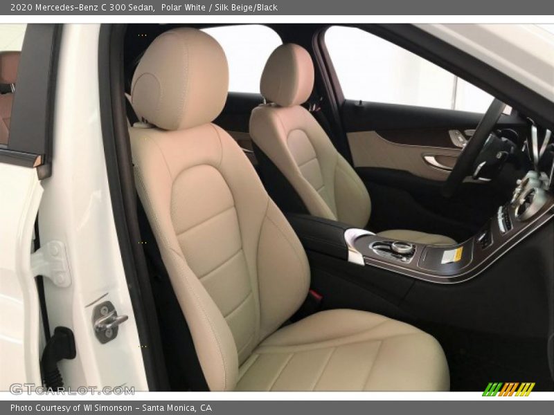 Polar White / Silk Beige/Black 2020 Mercedes-Benz C 300 Sedan