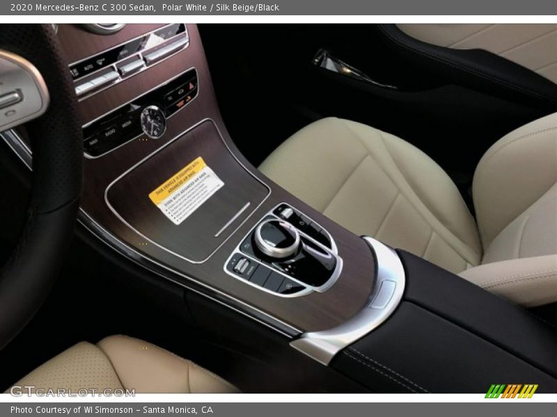 Polar White / Silk Beige/Black 2020 Mercedes-Benz C 300 Sedan