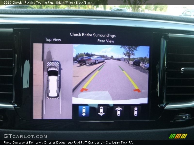 Bright White / Black/Black 2019 Chrysler Pacifica Touring Plus