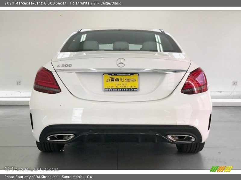 Polar White / Silk Beige/Black 2020 Mercedes-Benz C 300 Sedan