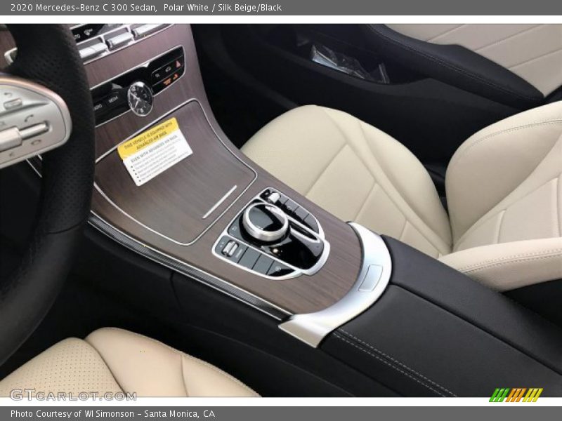 Polar White / Silk Beige/Black 2020 Mercedes-Benz C 300 Sedan