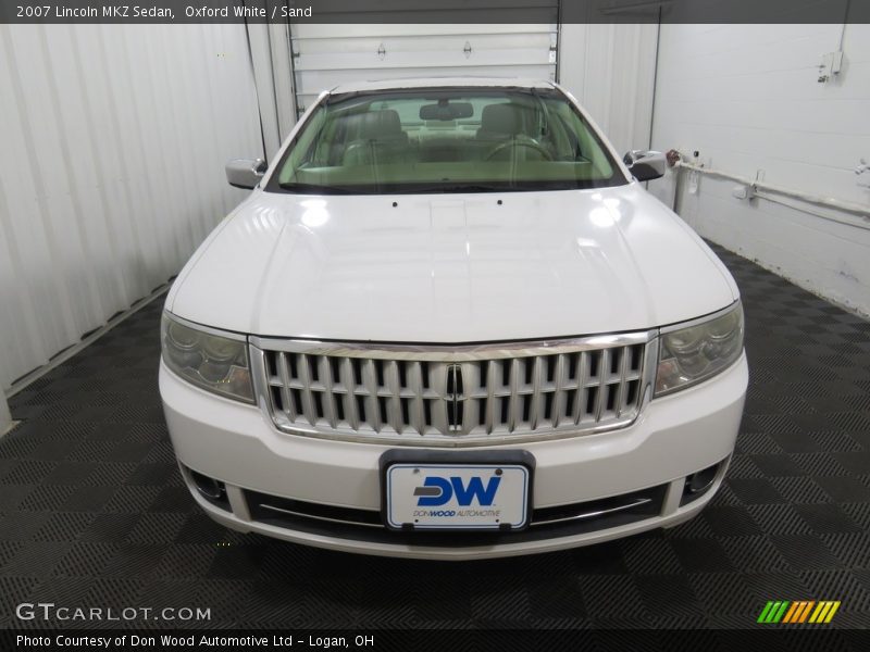 Oxford White / Sand 2007 Lincoln MKZ Sedan