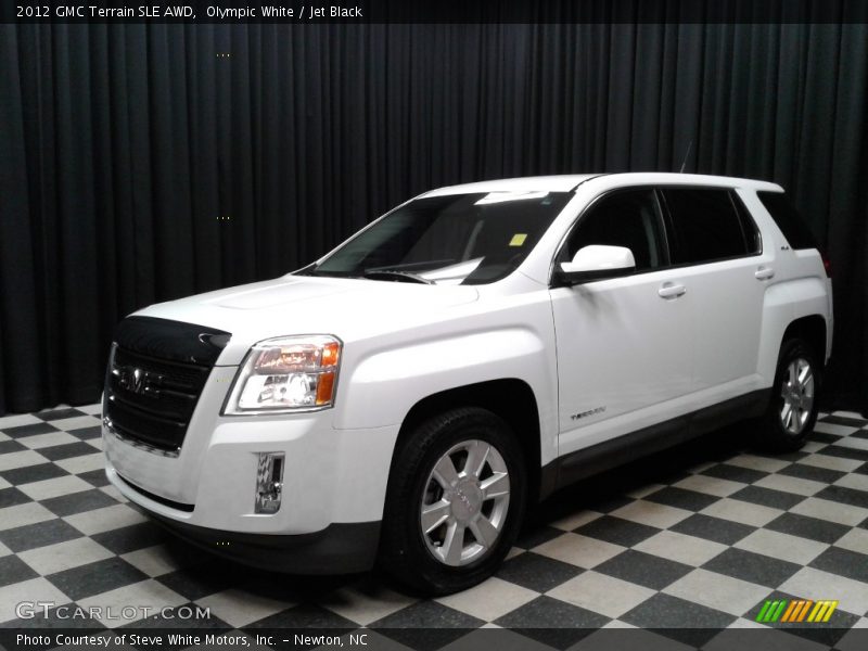 Olympic White / Jet Black 2012 GMC Terrain SLE AWD