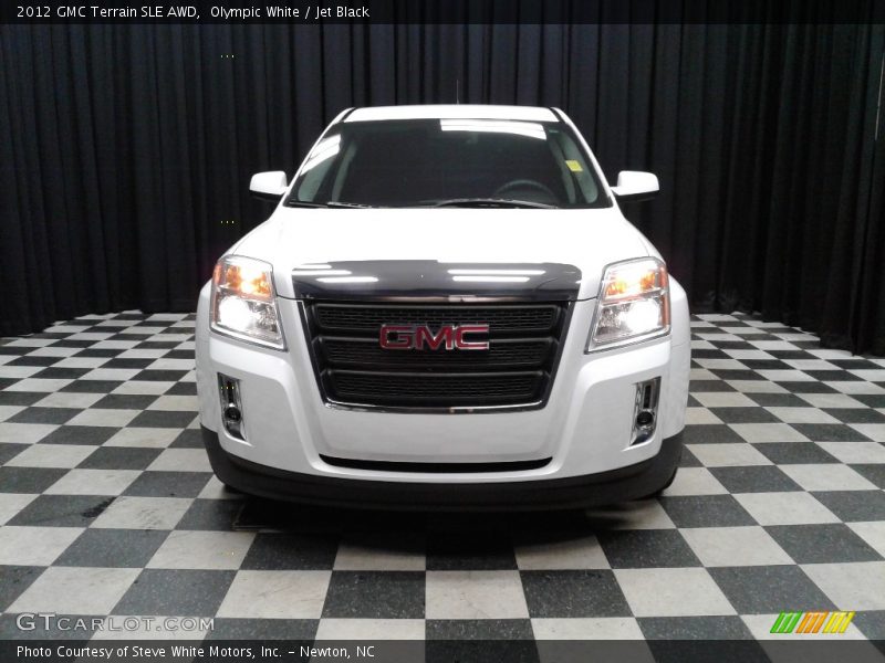 Olympic White / Jet Black 2012 GMC Terrain SLE AWD