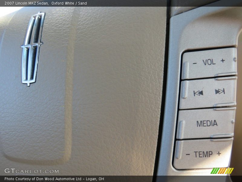 Oxford White / Sand 2007 Lincoln MKZ Sedan