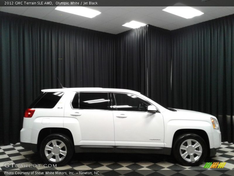 Olympic White / Jet Black 2012 GMC Terrain SLE AWD