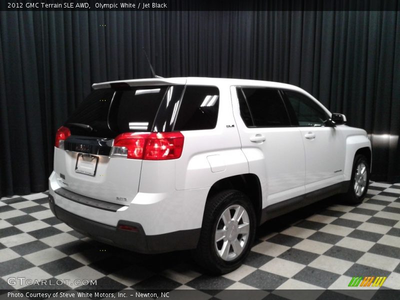 Olympic White / Jet Black 2012 GMC Terrain SLE AWD