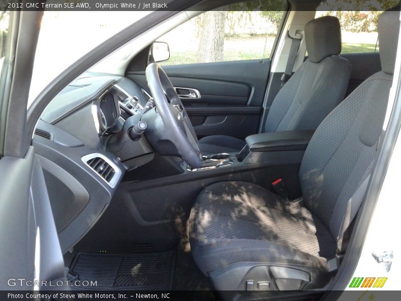 Olympic White / Jet Black 2012 GMC Terrain SLE AWD