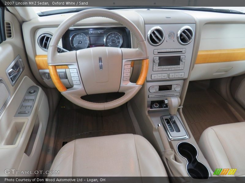 Oxford White / Sand 2007 Lincoln MKZ Sedan