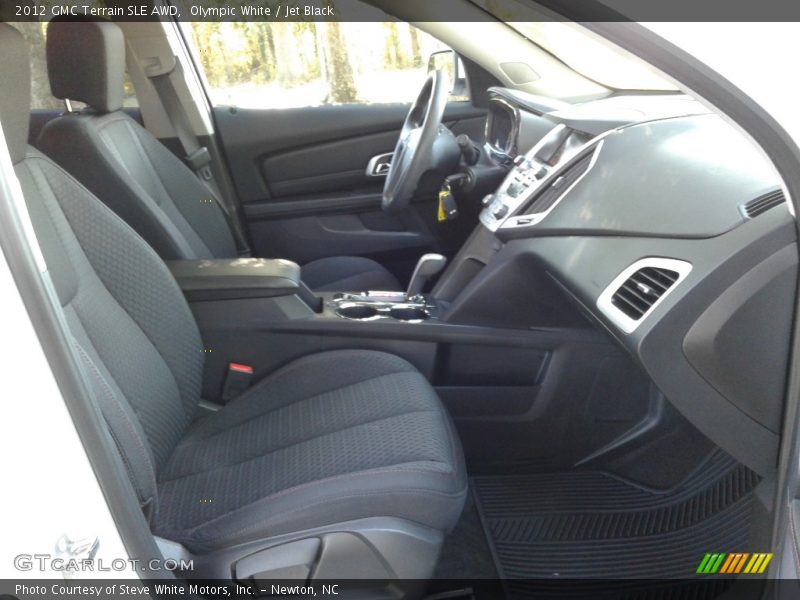 Olympic White / Jet Black 2012 GMC Terrain SLE AWD