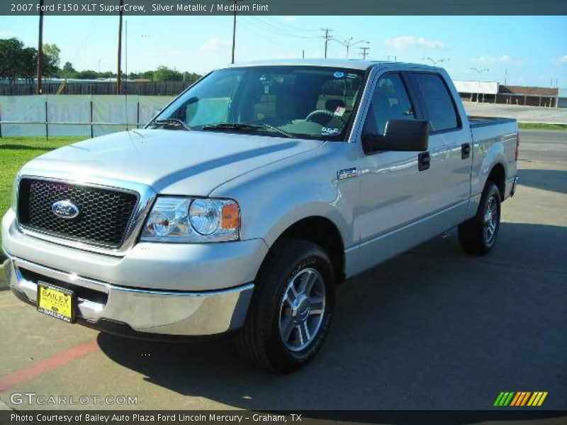 Silver Metallic / Medium Flint 2007 Ford F150 XLT SuperCrew