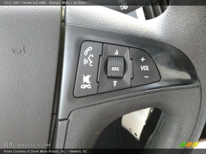Olympic White / Jet Black 2012 GMC Terrain SLE AWD