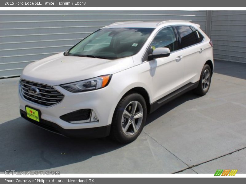 White Platinum / Ebony 2019 Ford Edge SEL