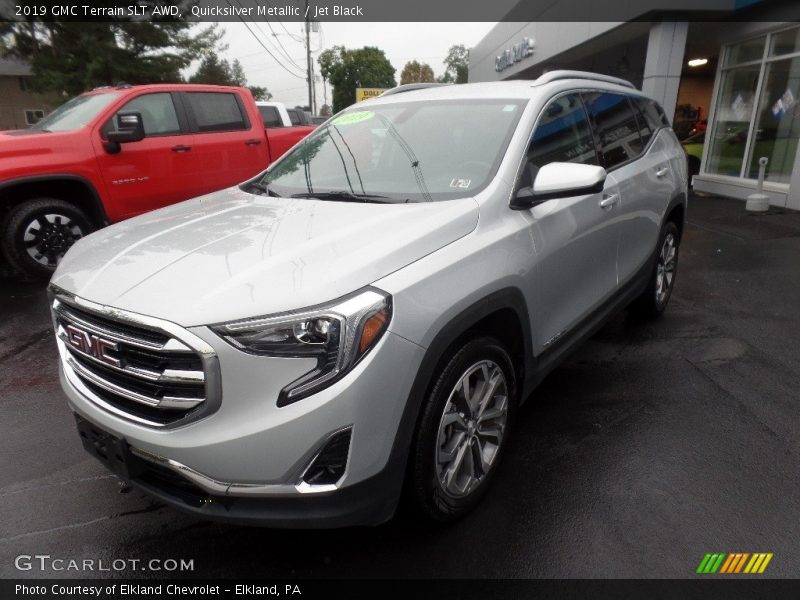 Quicksilver Metallic / Jet Black 2019 GMC Terrain SLT AWD