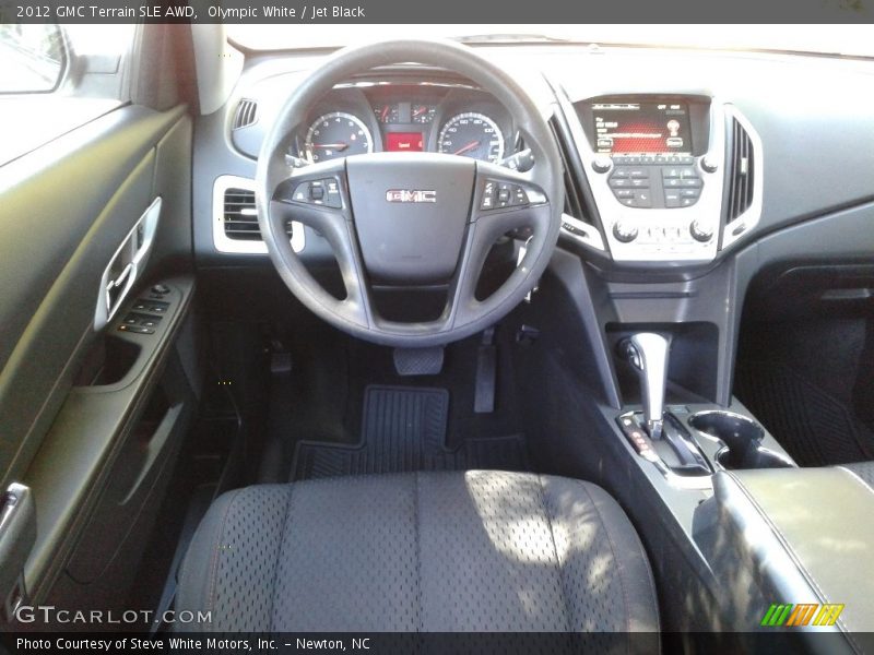 Olympic White / Jet Black 2012 GMC Terrain SLE AWD