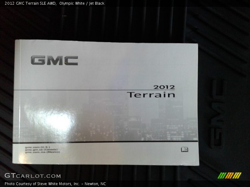 Olympic White / Jet Black 2012 GMC Terrain SLE AWD