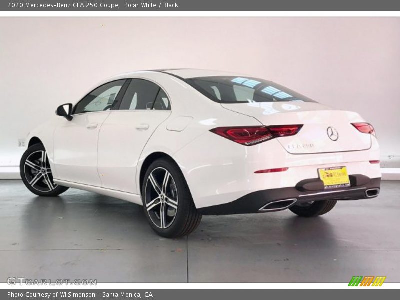 Polar White / Black 2020 Mercedes-Benz CLA 250 Coupe