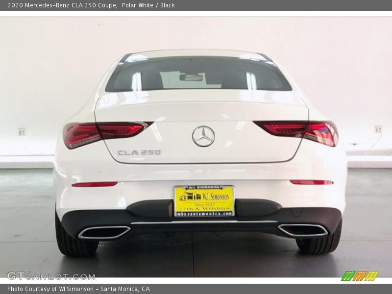Polar White / Black 2020 Mercedes-Benz CLA 250 Coupe