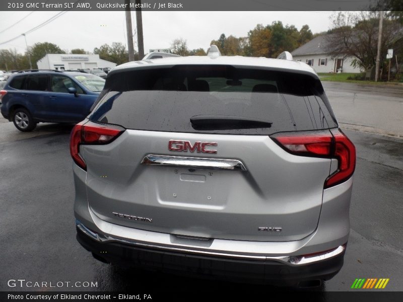 Quicksilver Metallic / Jet Black 2019 GMC Terrain SLT AWD