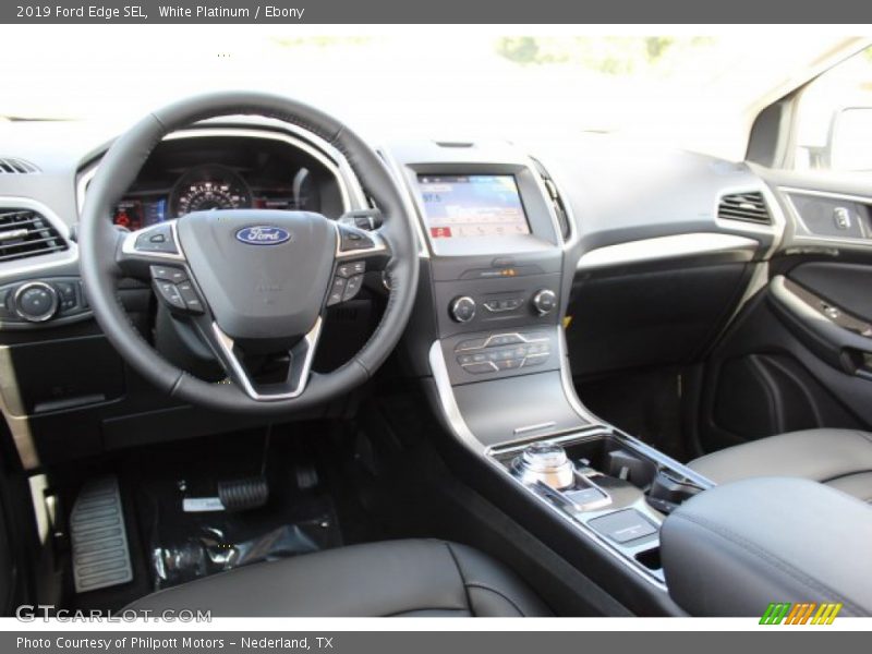 White Platinum / Ebony 2019 Ford Edge SEL