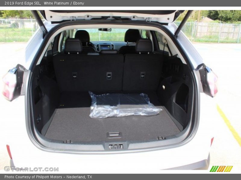White Platinum / Ebony 2019 Ford Edge SEL