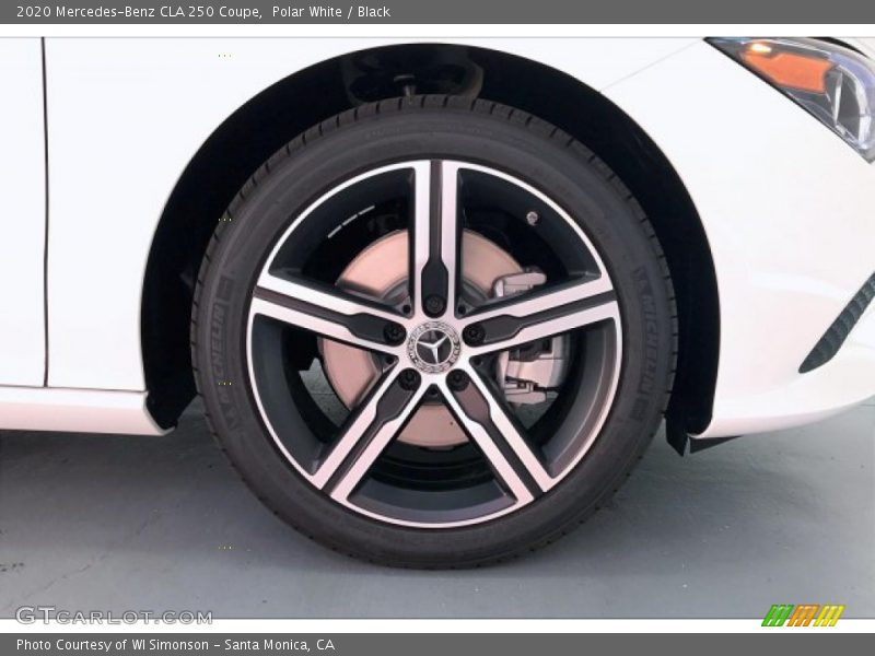 Polar White / Black 2020 Mercedes-Benz CLA 250 Coupe
