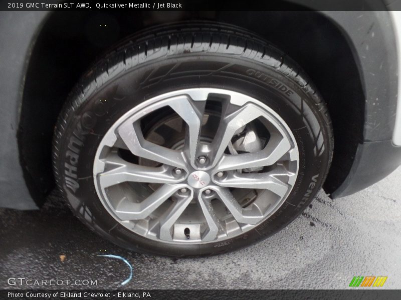 Quicksilver Metallic / Jet Black 2019 GMC Terrain SLT AWD
