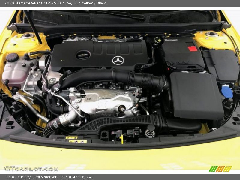 Sun Yellow / Black 2020 Mercedes-Benz CLA 250 Coupe