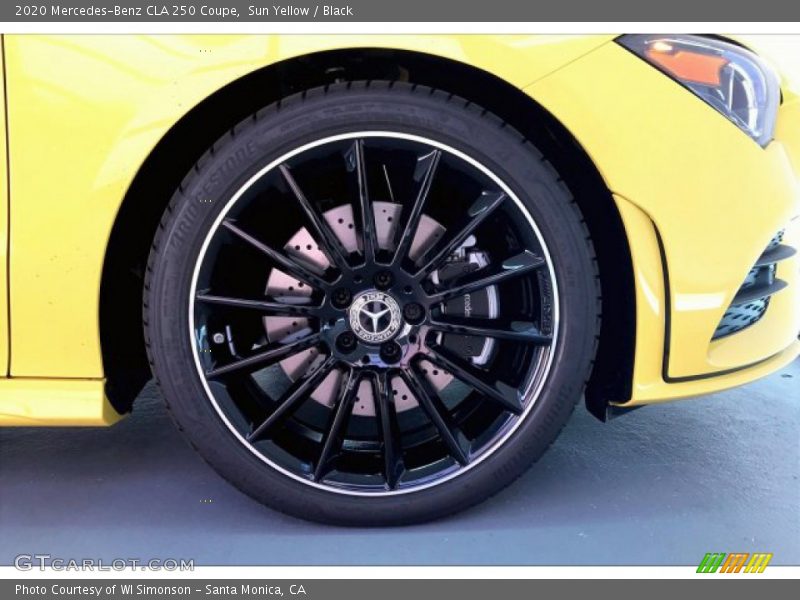 Sun Yellow / Black 2020 Mercedes-Benz CLA 250 Coupe