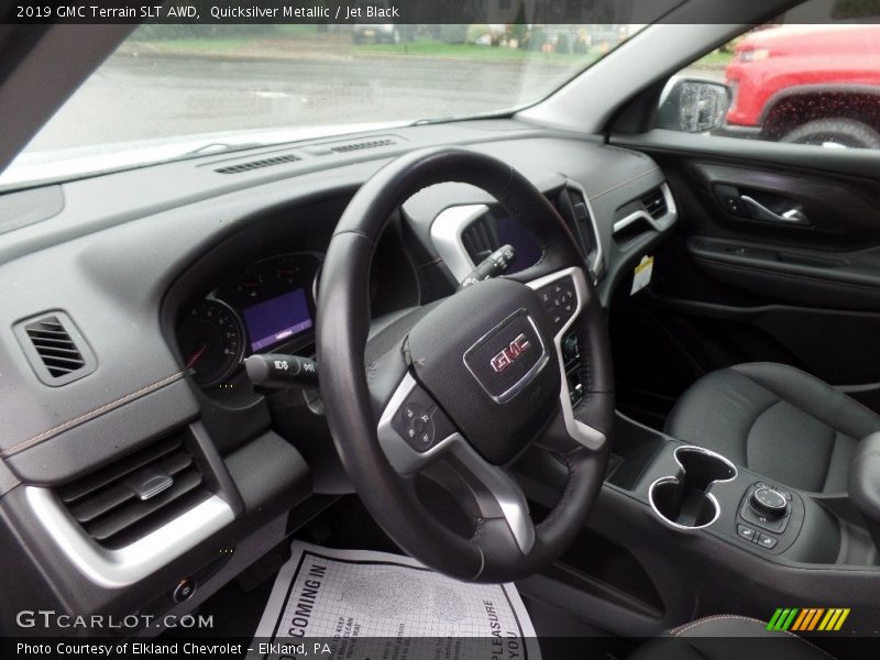 Quicksilver Metallic / Jet Black 2019 GMC Terrain SLT AWD