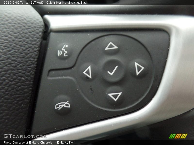 Quicksilver Metallic / Jet Black 2019 GMC Terrain SLT AWD