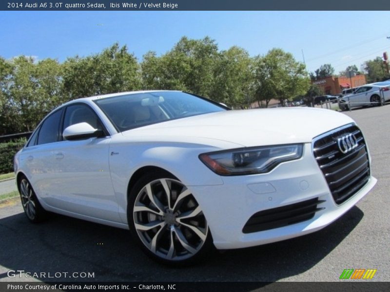 Ibis White / Velvet Beige 2014 Audi A6 3.0T quattro Sedan