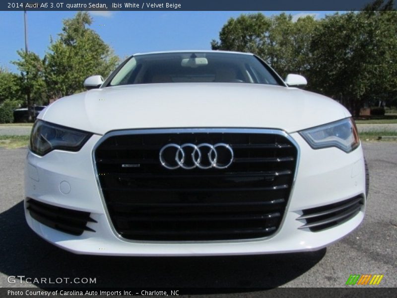 Ibis White / Velvet Beige 2014 Audi A6 3.0T quattro Sedan