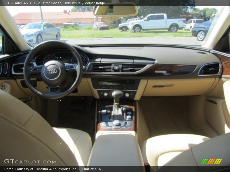 Ibis White / Velvet Beige 2014 Audi A6 3.0T quattro Sedan