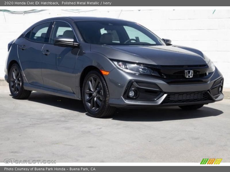 Polished Metal Metallic / Ivory 2020 Honda Civic EX Hatchback
