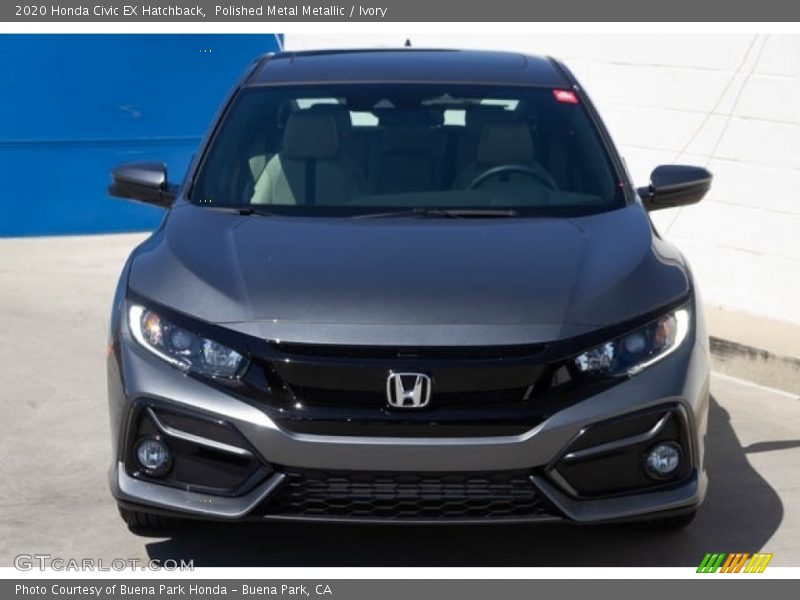 Polished Metal Metallic / Ivory 2020 Honda Civic EX Hatchback