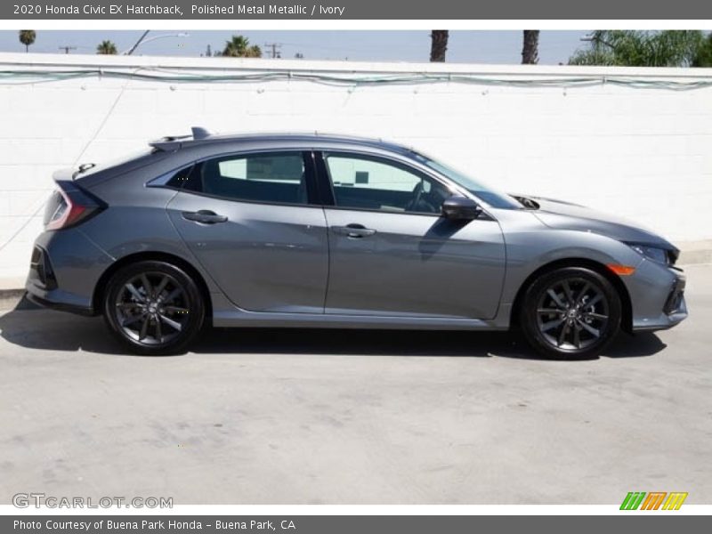 Polished Metal Metallic / Ivory 2020 Honda Civic EX Hatchback