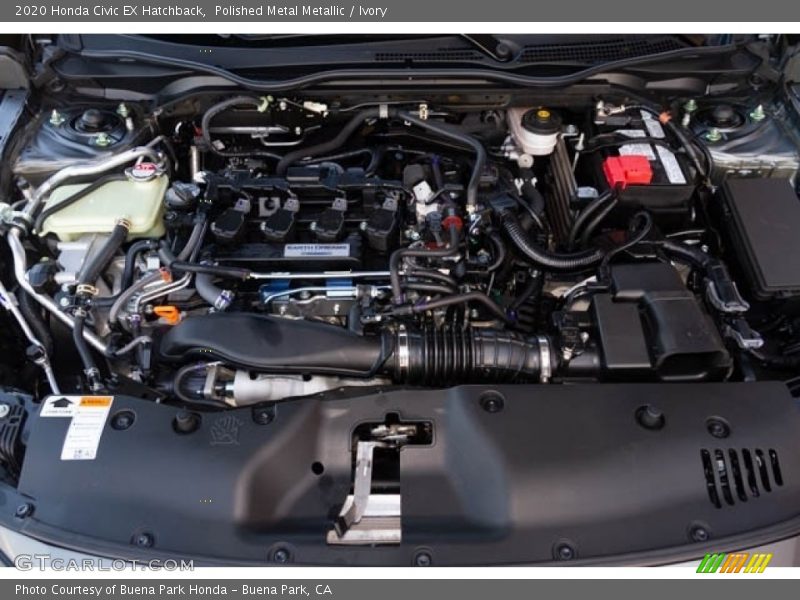 Polished Metal Metallic / Ivory 2020 Honda Civic EX Hatchback