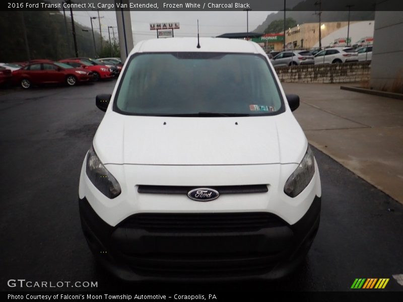 Frozen White / Charcoal Black 2016 Ford Transit Connect XL Cargo Van Extended