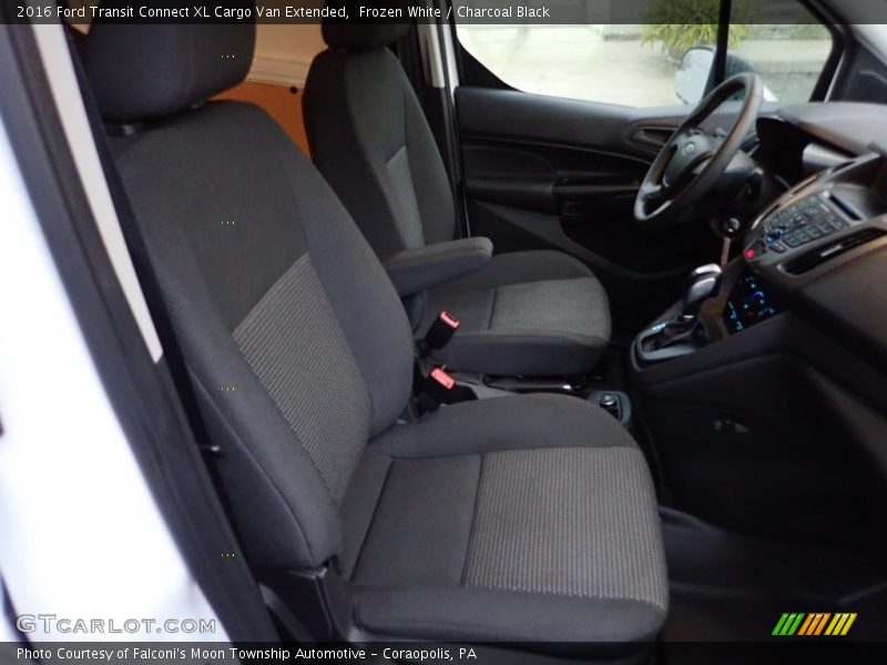 Frozen White / Charcoal Black 2016 Ford Transit Connect XL Cargo Van Extended